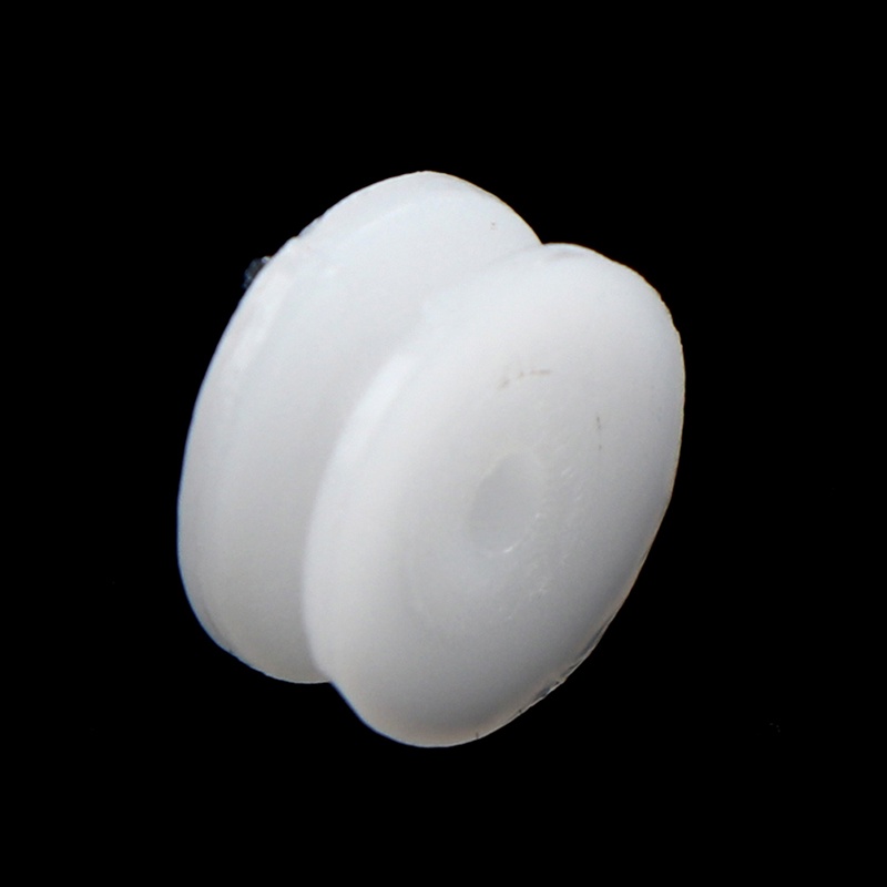 10pcs / set 2x9.3mm Roda Katrol Mini Bahan Plastik Untuk Mobil / Motor DIY