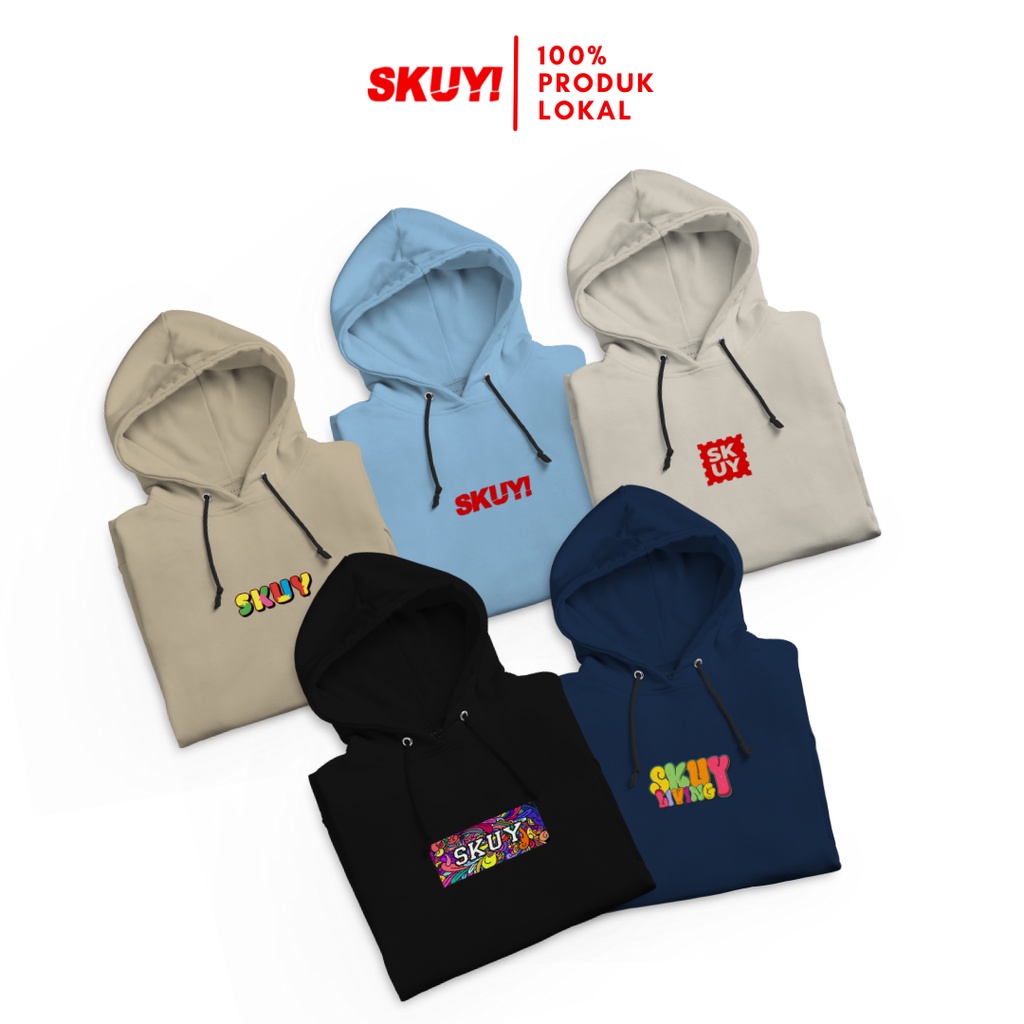 Hoodie Skuy Bahan Fleece Sablon DTF | Article Vol I