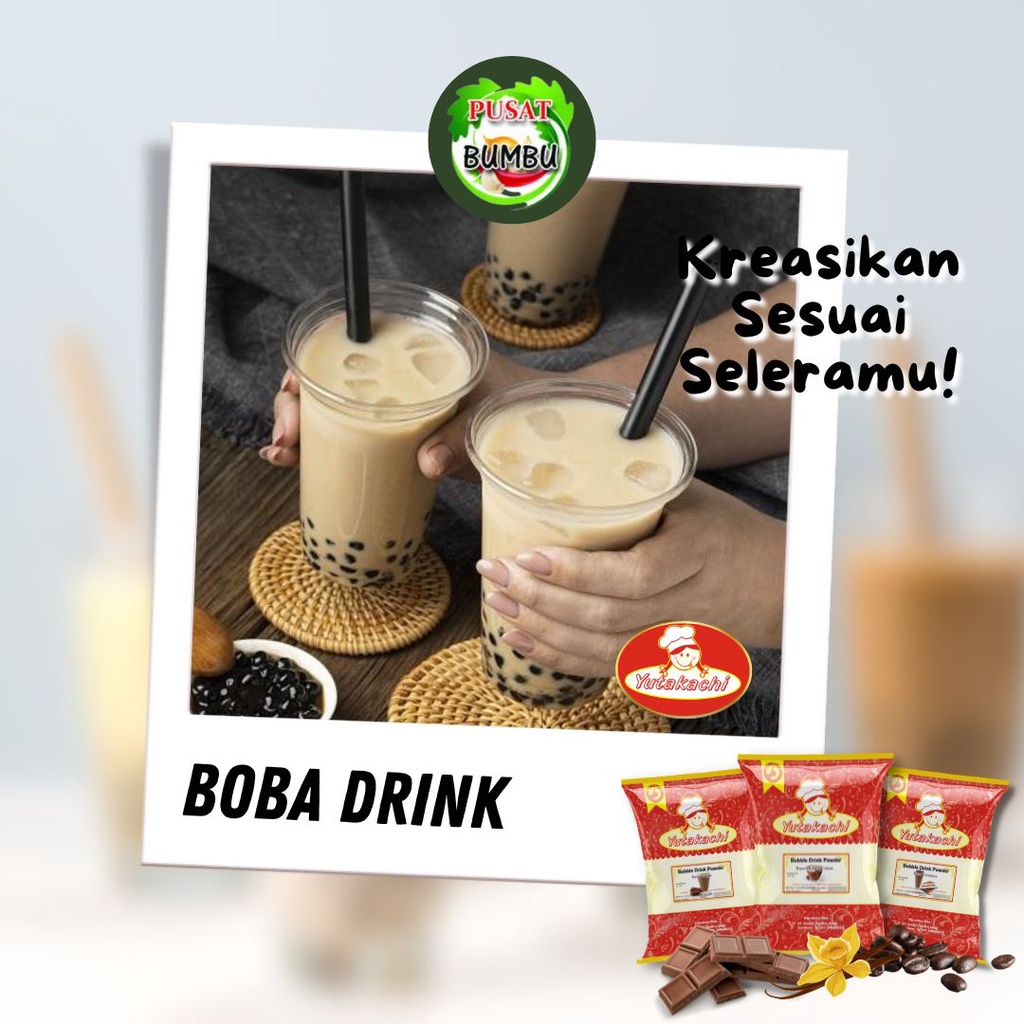 Bubuk Minuman Rasa Red Velvet 1 kg EkoChan / Serbuk Minuman Instan Aneka Rasa 1Kg / Powder Drink Milkshake