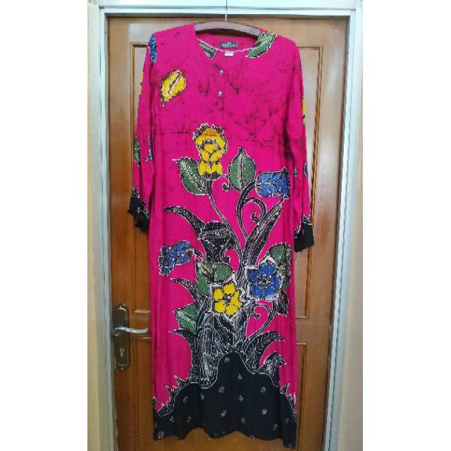 Daster batik tulis muslimah longdress oleh oleh jogja solo Pekalongan baju tidur busui indah jaya