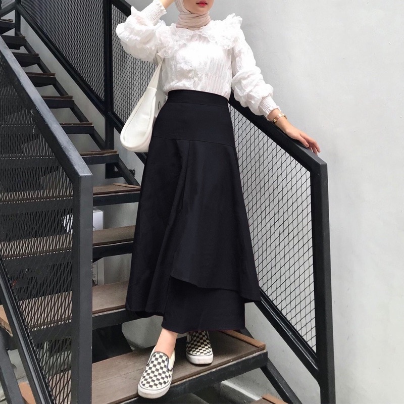 BEFAST - ZRD OOTD Rok wanita VINA / MONALICA ROK SKIRT / Pakaian Wanita Remaja / Rok Maxy Polos / Fashion Wanita Remaja Kekinian / Rok Casual Wanita / Outfit Wanita Hijab / Trendy / Terlaris / OOTD Remaja Wanita Modis