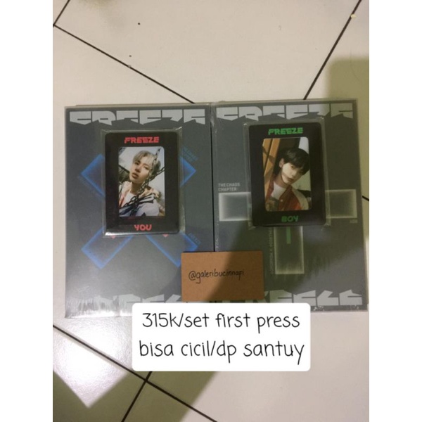 album sealed txt tccf dan dilema enhypen