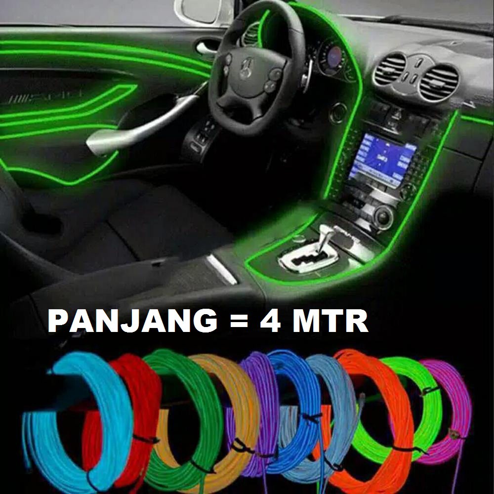 HARGA PALING MURAH Lampu LED Neon Interior Mobil