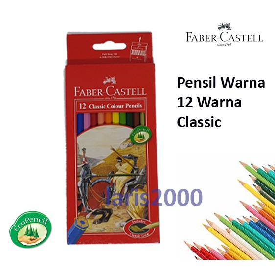 

Pensil Warna Faber Castell 12 Classic