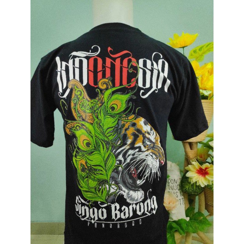 Kaos Reog Ponorogo Terbaru / Tshirt Singo Barong Dadak Merak POD001 Indonesia / Seni Reog ponorogo