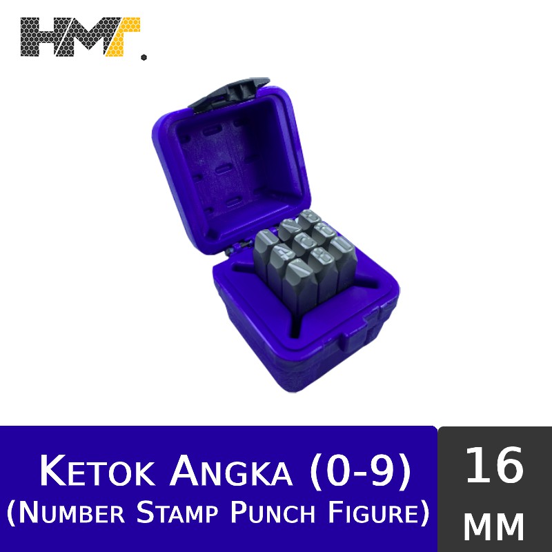 

MASUS Ketok Angka (0-9) 16mm / Number (0-9) Stamp Punch Figure