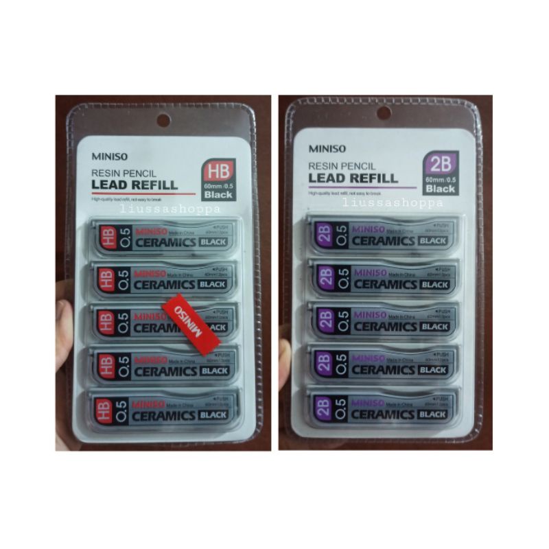 

Isi Pensil Mekanik Miniso - Resin Pencil Lead Refill