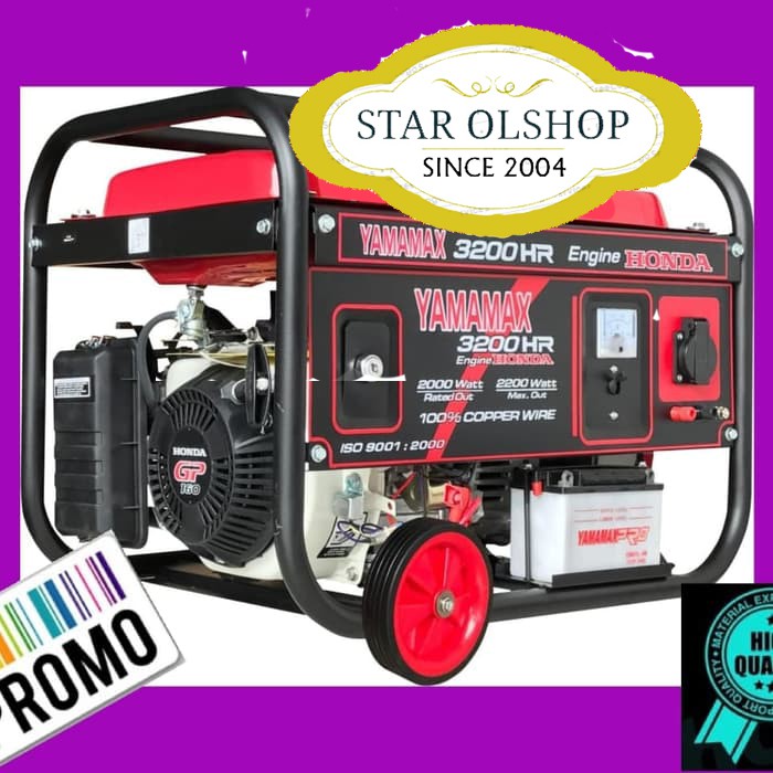 Genset petrol generator HONDA YAMAMAX 3200 HR
