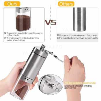 Murah Yajiao Alat Penggiling Kopi Manual Coffee Grinder Portable - EC03