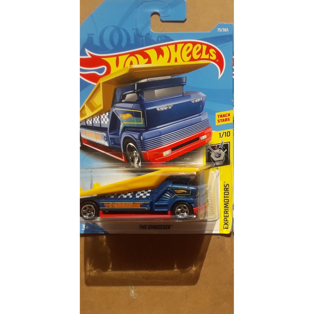 HOTWHEELS THE EMBOSSER 2018 BIRU- SM