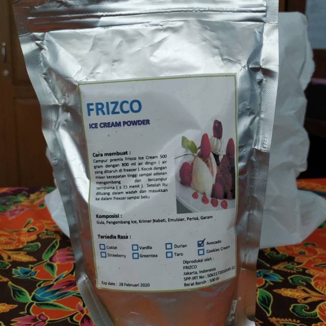 

FRIZCO ice cream powder 500gr