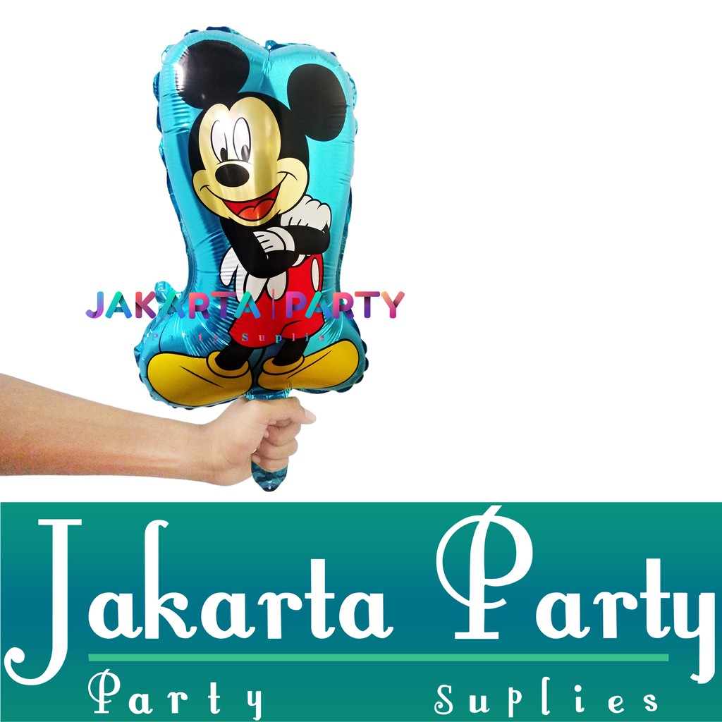 Balon Foil Mickey Mouse Mini / Balon Foil Karakter Mickey