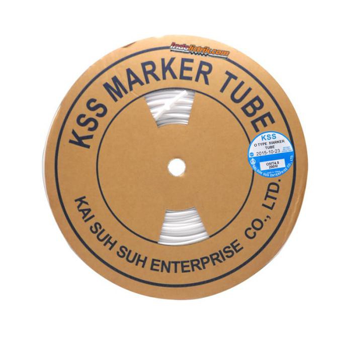 

Marker Tube 4,5Mm 200Mtr/Roll Kabel Marker Label Omt 4.5 Putih Kss Raisaboutique12
