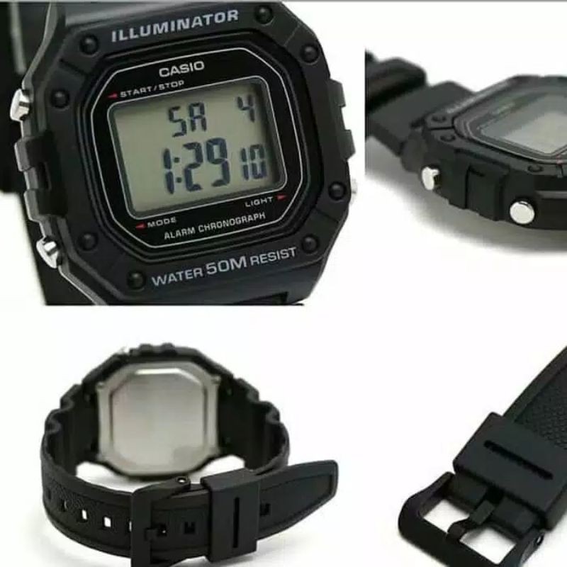 READY. BISA COD!!! Casio General Digital W-218H-1AVDF / W218H / W218H1A