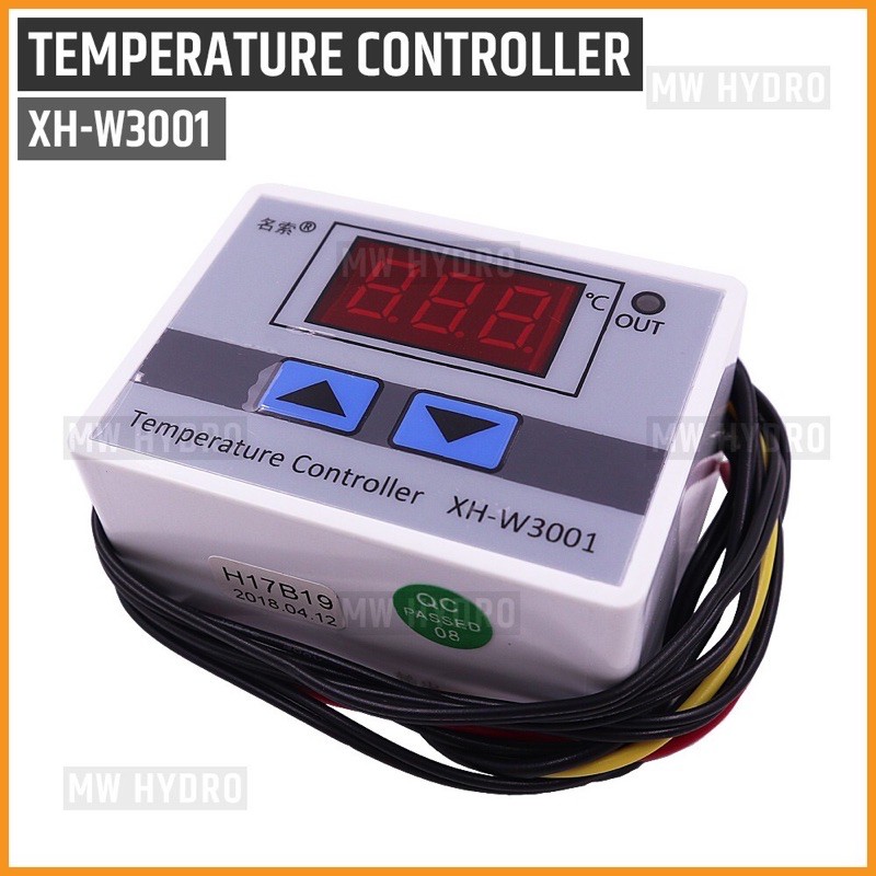 Thermostat Digital AC 220V XH W3001 Termostat Alat Pengatur Suhu Panas Dingin Mesin Tetas 110V