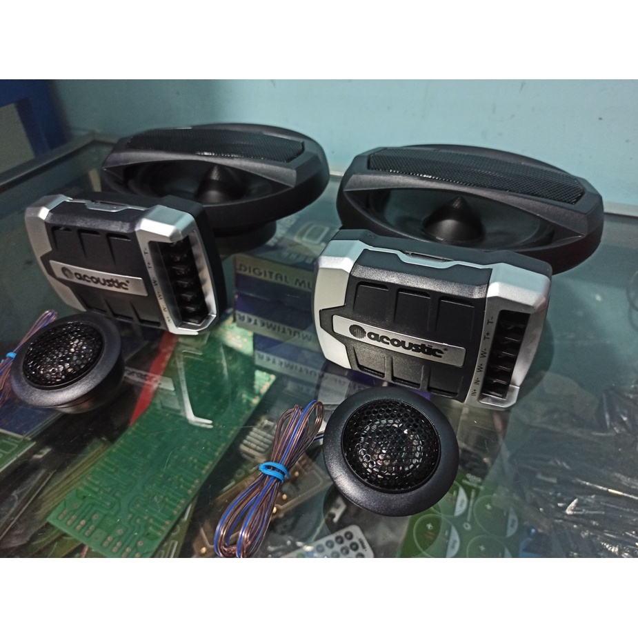 Speaker mobil Split 6inch 600w ACOUSTIC + TWEETER + crossover AC6907