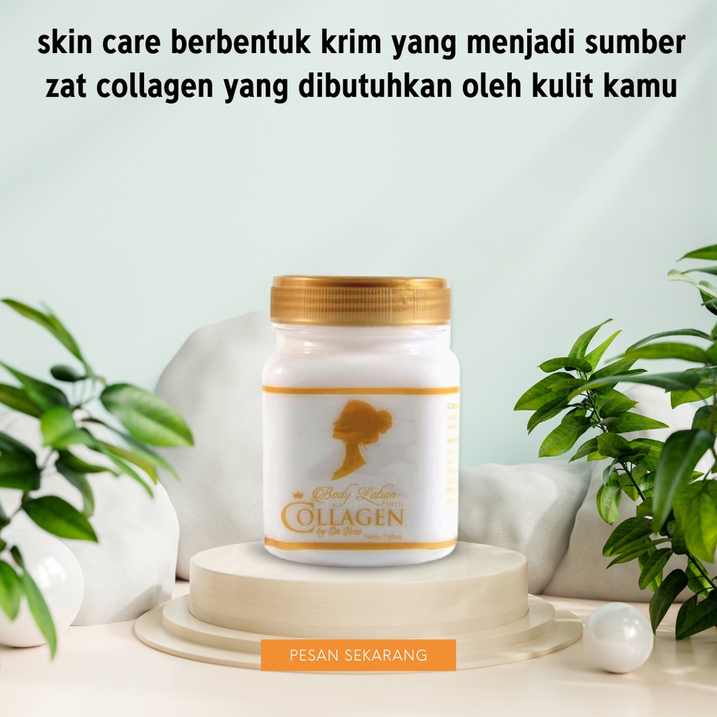 Bibit Pemutih Collagen - Handbody Lotion Pemutih Kulit Luluran Pemutih Badan Cream Glowing Permanen Bibit Collagen Shcosmetic 150ml Ori Bpom