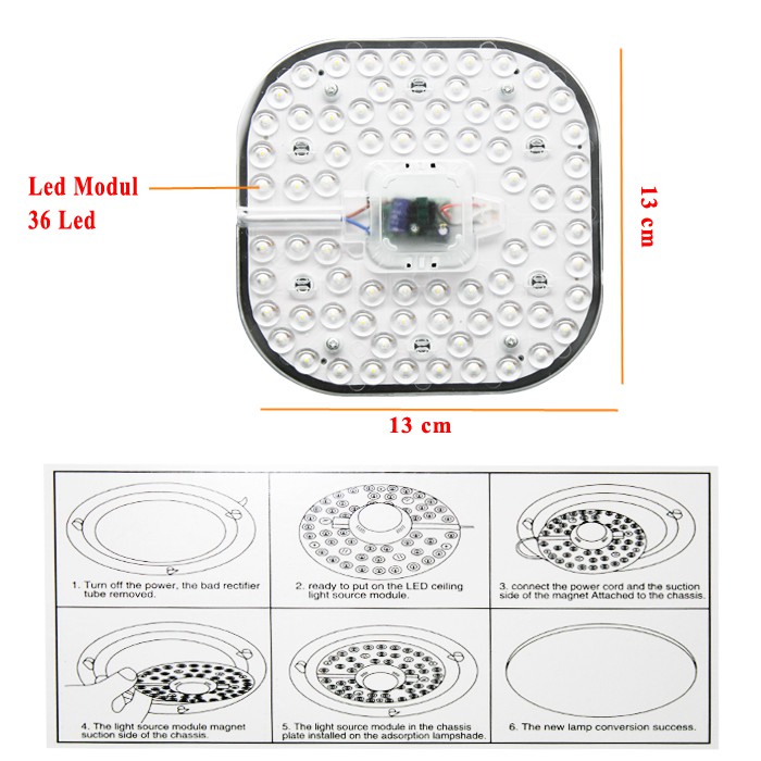 Led Modul &gt; Modul Led Ceiling Lamp 18 watt