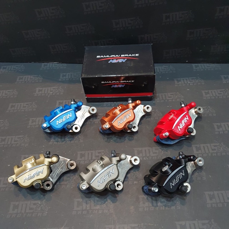 Kaliper Depan 2 Piston Nissin Samurai Disc 220mm Yamaha Jupiter Z