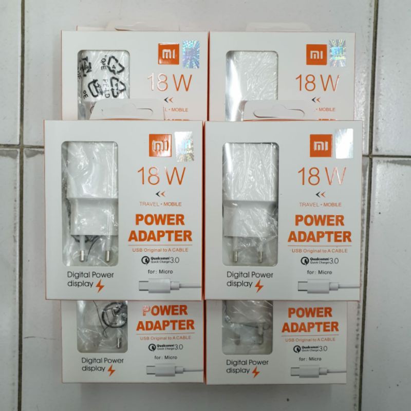 Charger Micro Xiaomi 2A Qualcomm 3.0 Charger Xiaomi