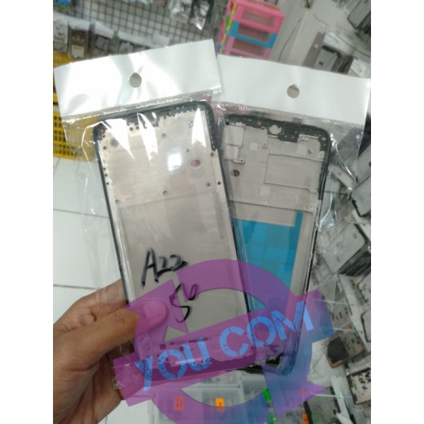 FRAME LCD TULANG TENGAH SAMSUNG A22 5G NEW 2020 TATAKAN BAZEL MIDLE MESIN GALAXY A22 5G