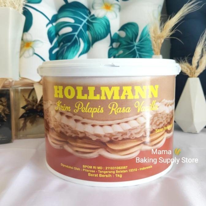 

HOLLMANN Buttercream Butter cream Ready To Use Siap Pakai 1 kg Ember