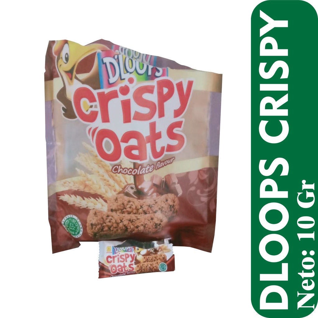 

D'LOOPS CRISPY OATS/ D'loops Crispy Oats Rasa coklat/ D'LOOPS CRISPY MURAH /D'LOOPS ECER