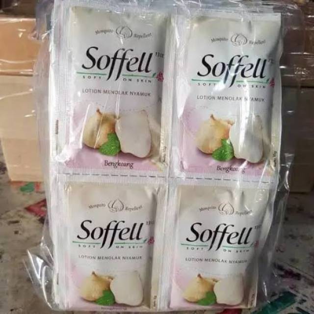 Soffell sachet bengkoang sachet isi 24 pcs harga 20.000