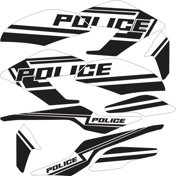 Sticker All New CB150R Striping Police