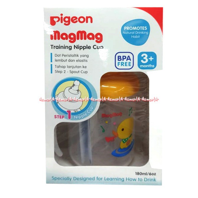 Pigeon magmag gelas minum bayi dengan Mug Pigeon dot empeng Mag mag step 1 dan 2 Pigen