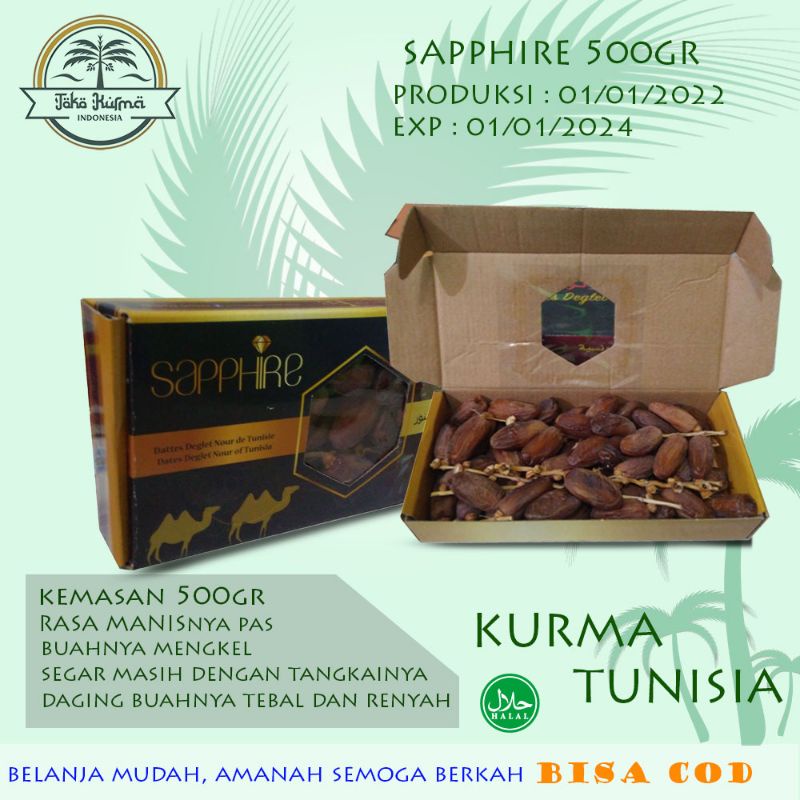 

Kurma Tunisia Kurma Sapphire 500gr