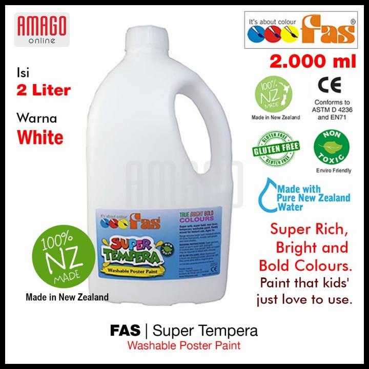 

Fas - Super Tempera Washable Poster Paint - 2 Liters - Pilih Warna