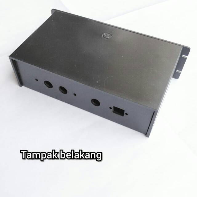 Box Plastik Mini Usb Kosongan Termasuk Mur Warna Grey Charcoal ukuran 9 x 16.3 x 4.5cm p x l x t