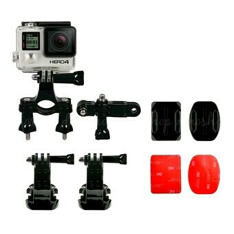 Action Cam Complete Set for Bike Helmet for Xiaomi Yi, GoPro & BRICA