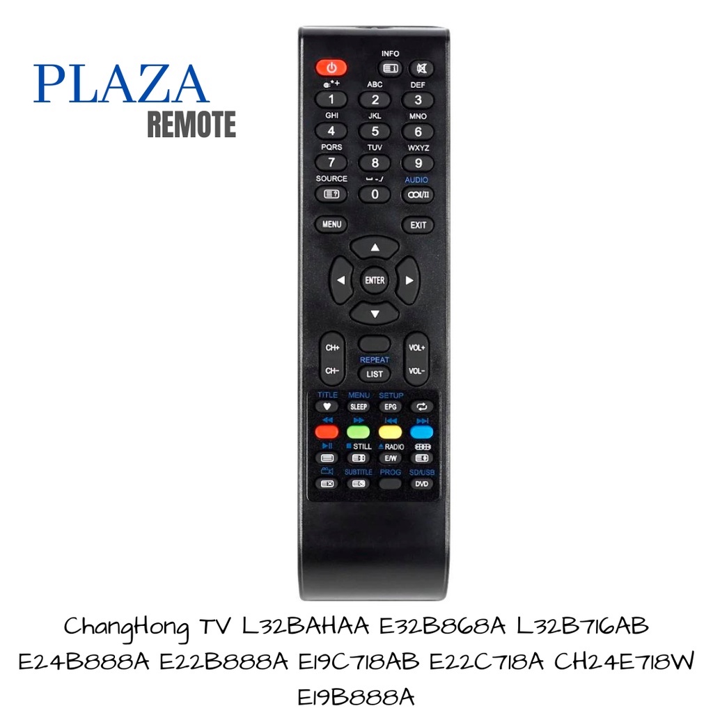 Remot / Remote TV CHANGHONG LCD LED GCBLTV21A-C60 / ecer dan grosir