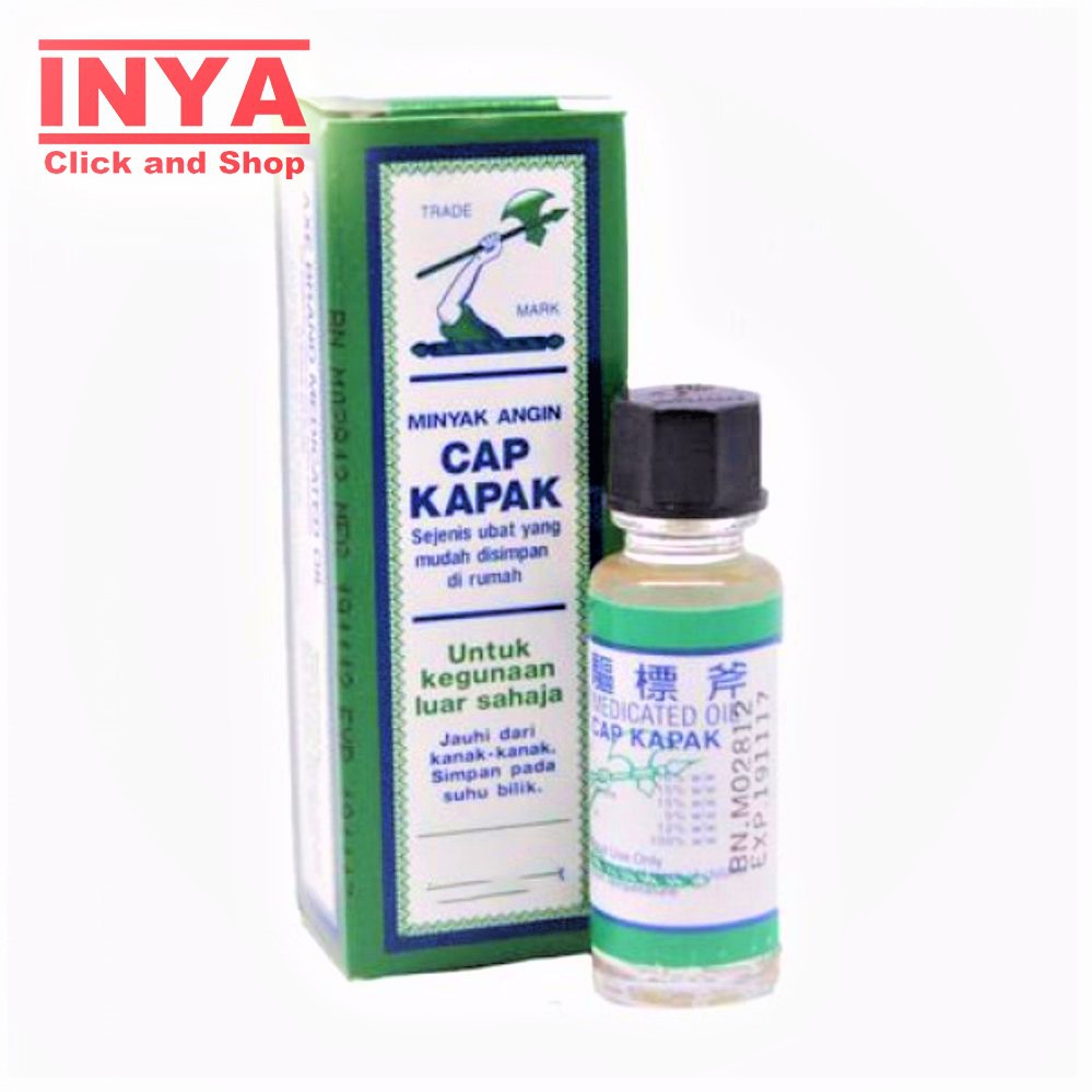 MINYAK ANGIN CAP KAPAK - AXE BRAND MEDICATED OIL 3ml