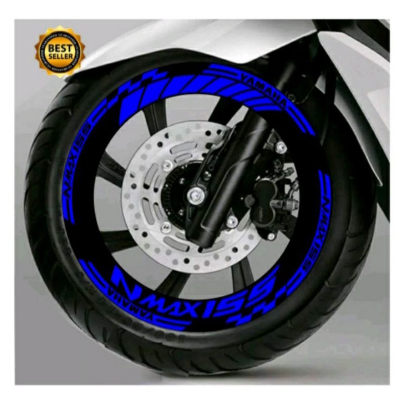Stiker Velg Ban Nmax 2015-2022 Stiker pelek Ban Nmax 2015-2022 Menyala