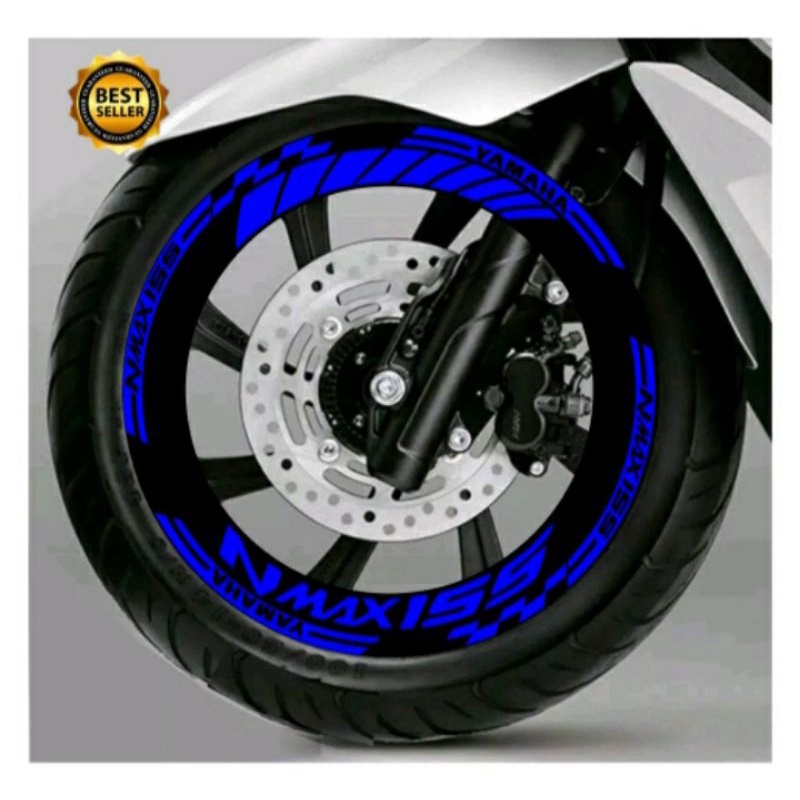 Stiker Velg Ban Nmax 2015-2022 Stiker pelek Ban Nmax 2015-2023 Menyala