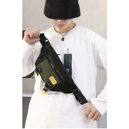 Tas Selempang Pria Slingbag Waist Bag Tas Pria SR 9024