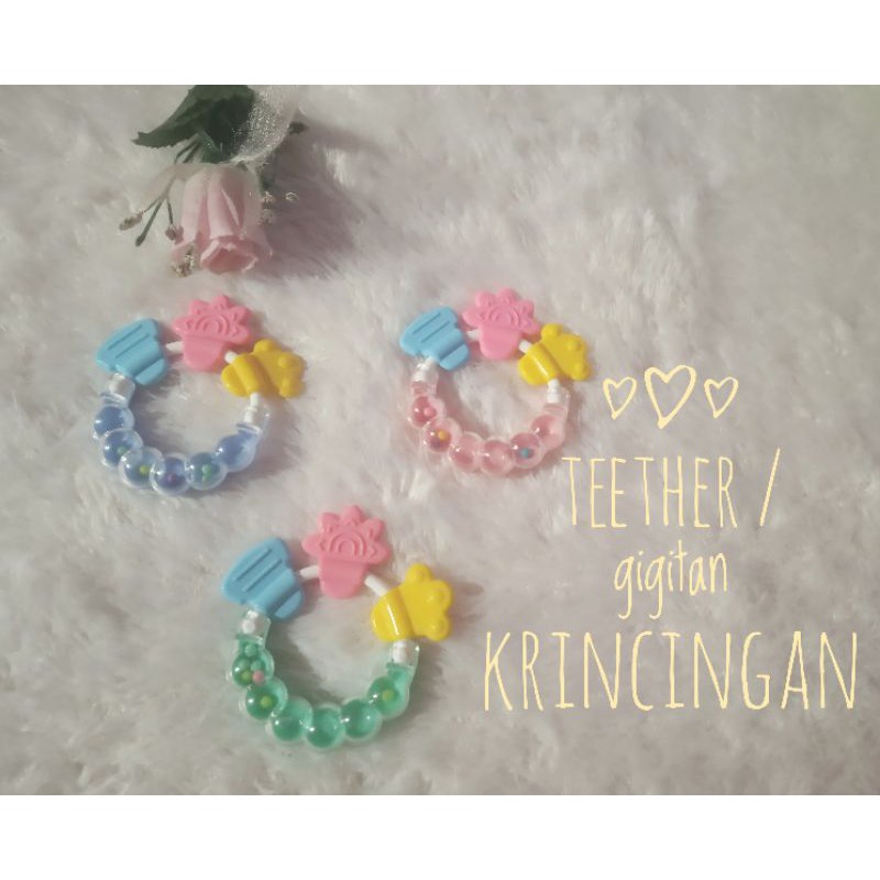 TEETHER BAYI KRINCINGAN / GIGITAN BAYI KRINCINGAN