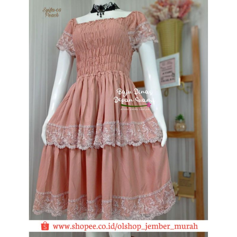 BAJU KASUAL WANITA KEKINIAN SYIFA 08 BDDS - BAJU DINAS DEPAN SUAMI PREMIUM - DASTER WANITA KEKINIAN 