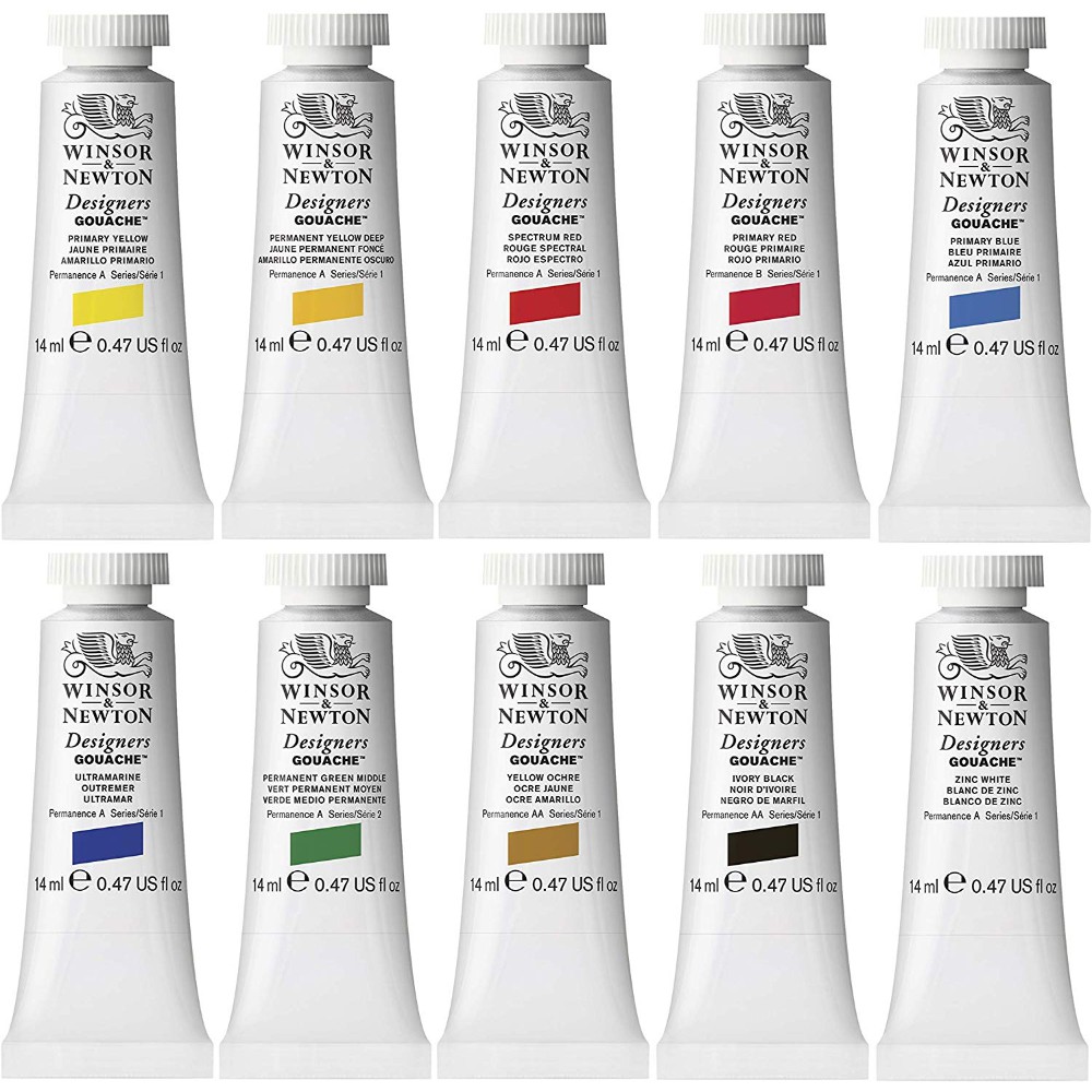 

Winsor & Newton Designers Gouache 14ml - Series 1 (2/2)