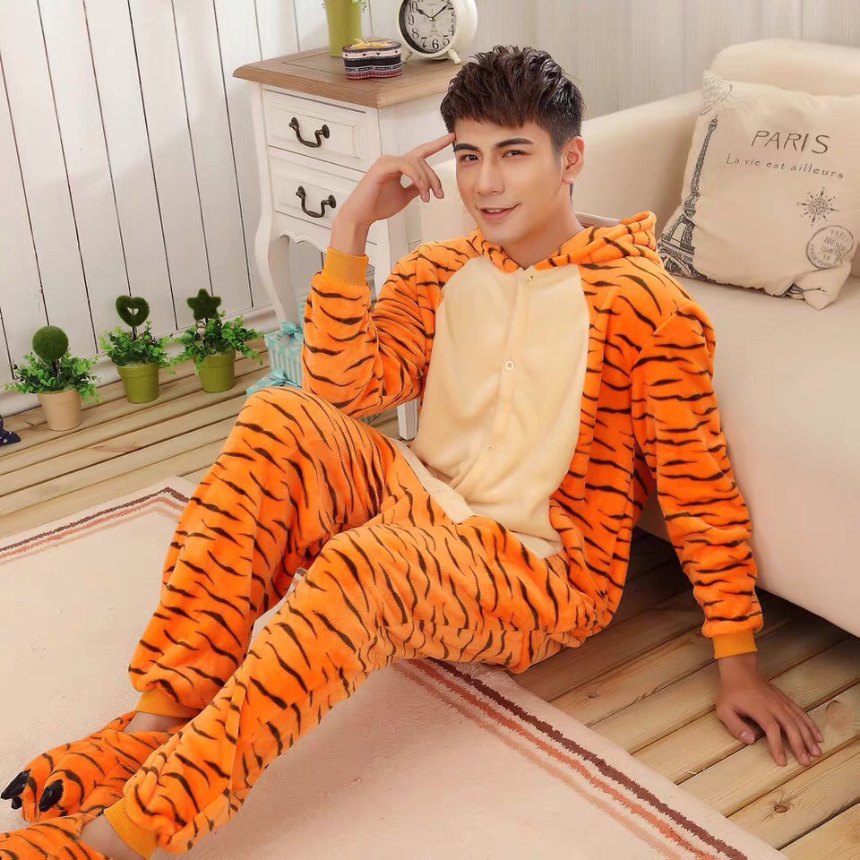 BAJU ONESIE BONEKA TIGGER TIGER HARIMAU WINNIE THE POOH PIYAMA KOSTUM