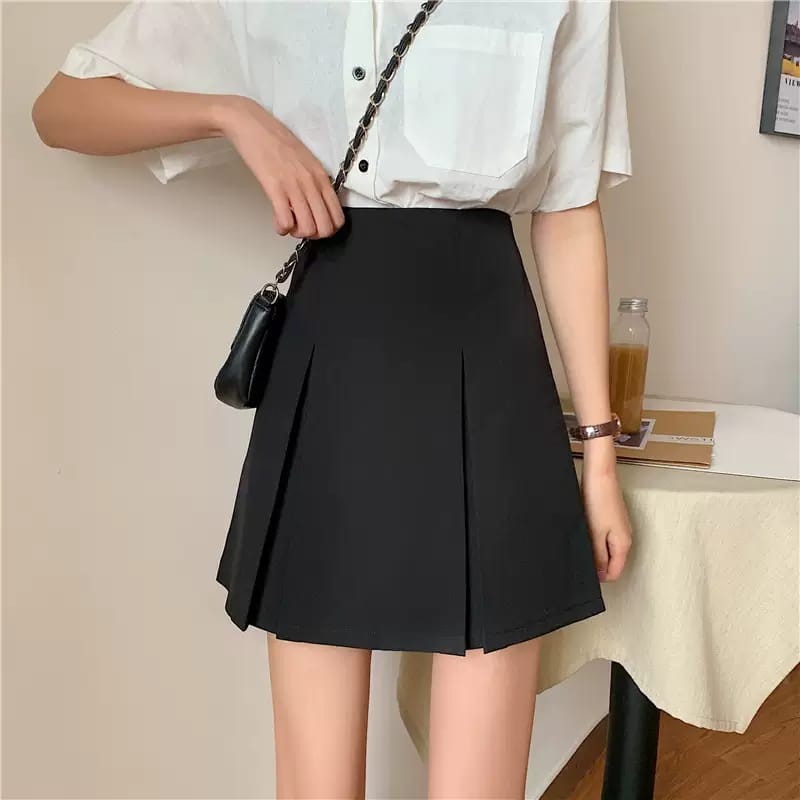 READY ! LMB KOREAN PLEATED SKIRT ROK KOREA LIPAT UNIK