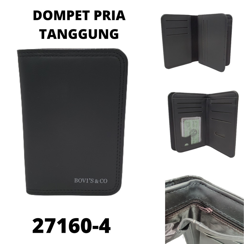 Dompet Pria Dewasa Bovis Model Tanggung 3/4 Tipis Bahan Premium Tipe Terbaru