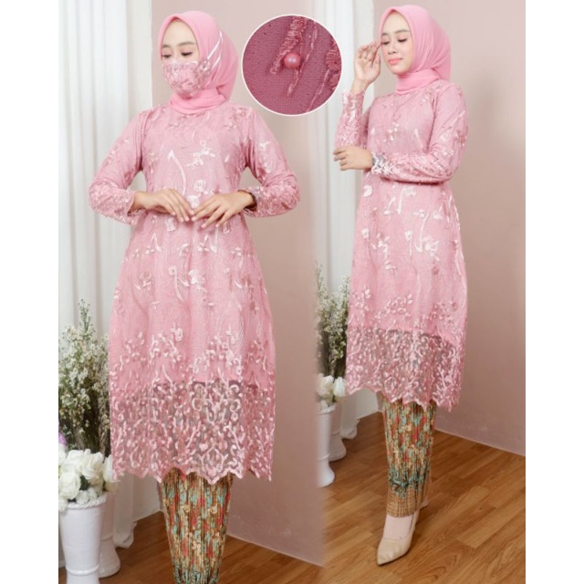 set kebaya jumbo ld 130/ kebaya biz size/ kebaya wisuda/ kebaya modren/ kebaya/ baju-2