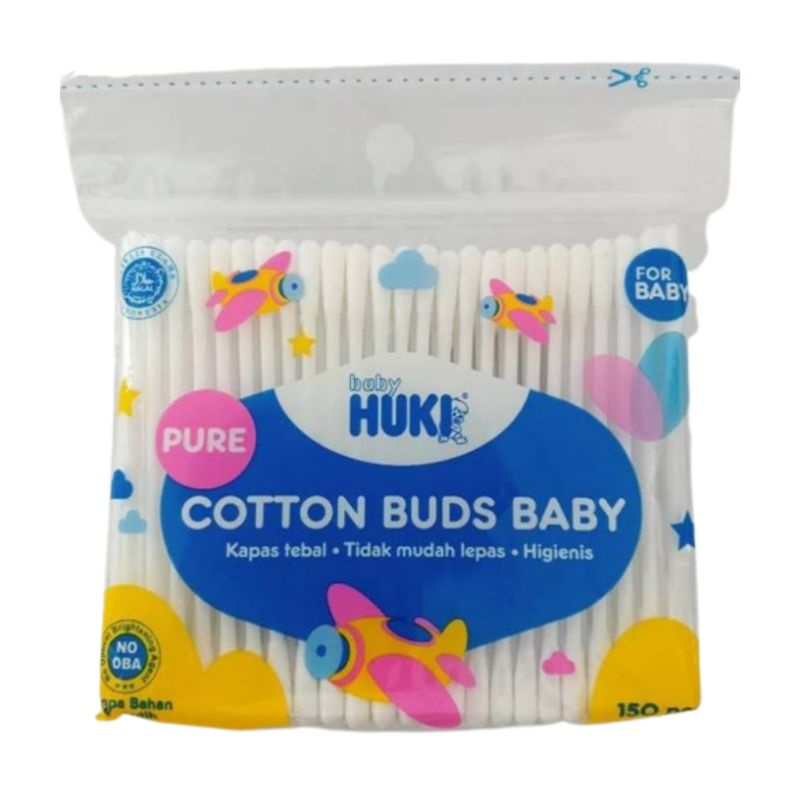 Huki Cotton Bud Baby Isi 150 Pcs