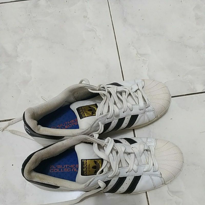 Sepatu second ori Adidas superstar size 41 insole 26