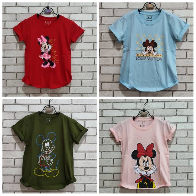 Sanlay Kaos  anak  laki laki anak  perempuan karakter mickey  