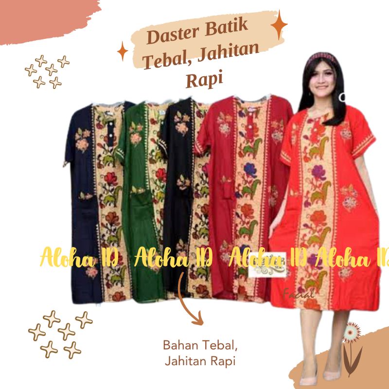 Daster Busui Jumbo Batik Bahan Tebal